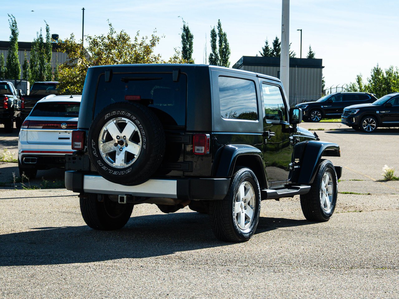 2009 Jeep Wrangler 4WD 2dr Sahara Black Sherwood Park - photo #13