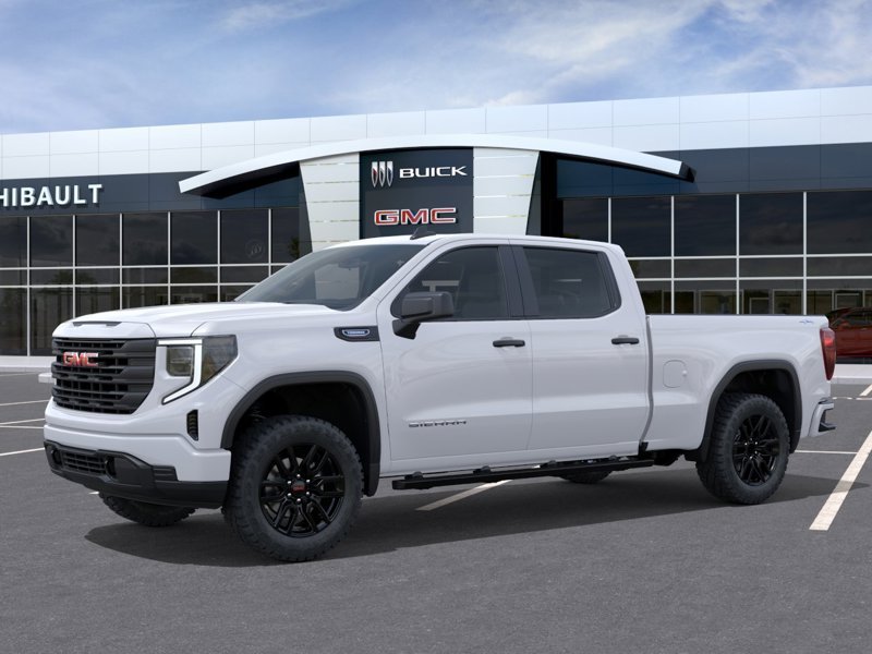 GMC SIERRA 1500 Pro cabine multiplace 4RM 157 po 2026 Blanc Sherbrooke - photo #1
