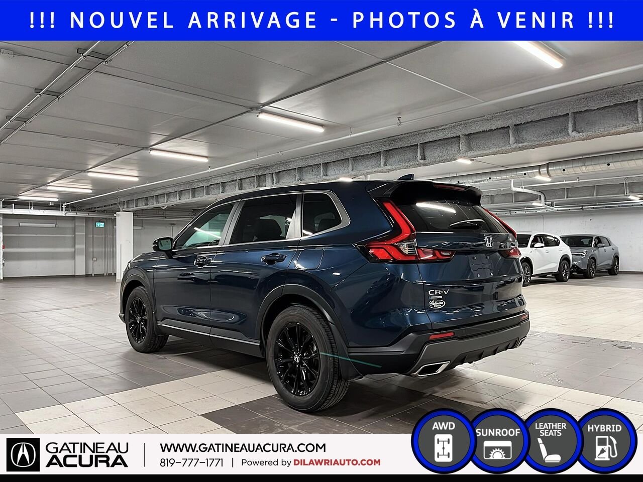 2024 Honda CR-V hybride EX-L Traction Intégrale Blue Ottawa & Gatineau - photo #7