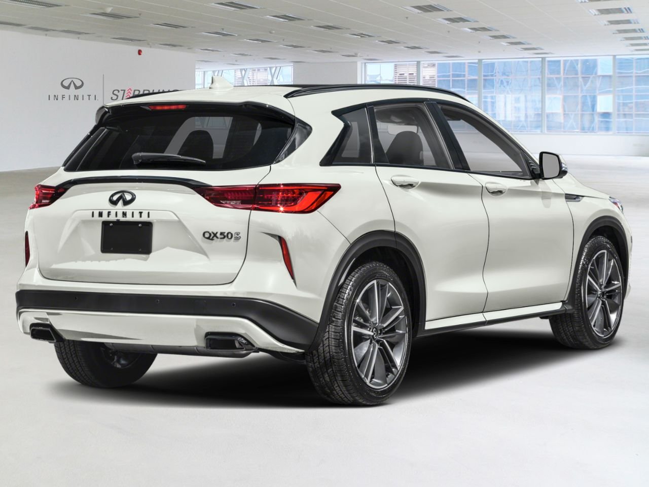 INFINITI QX50 2025 Teinte Blanc radiant nacré  - photo #2