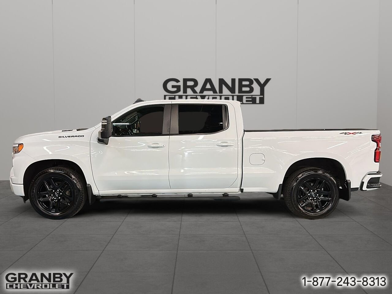 Chevrolet Silverado 1500 RST crewcab diesel boite 6.6 | G3547 2022 Blanc Granby - photo #7
