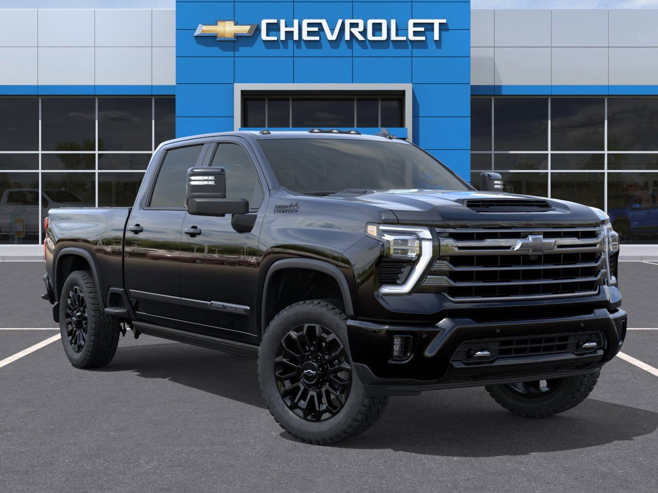 2025 Chevrolet Silverado 2500HD High Country cabine multiplace 4RM 159 po BLACK Gatineau - photo #6
