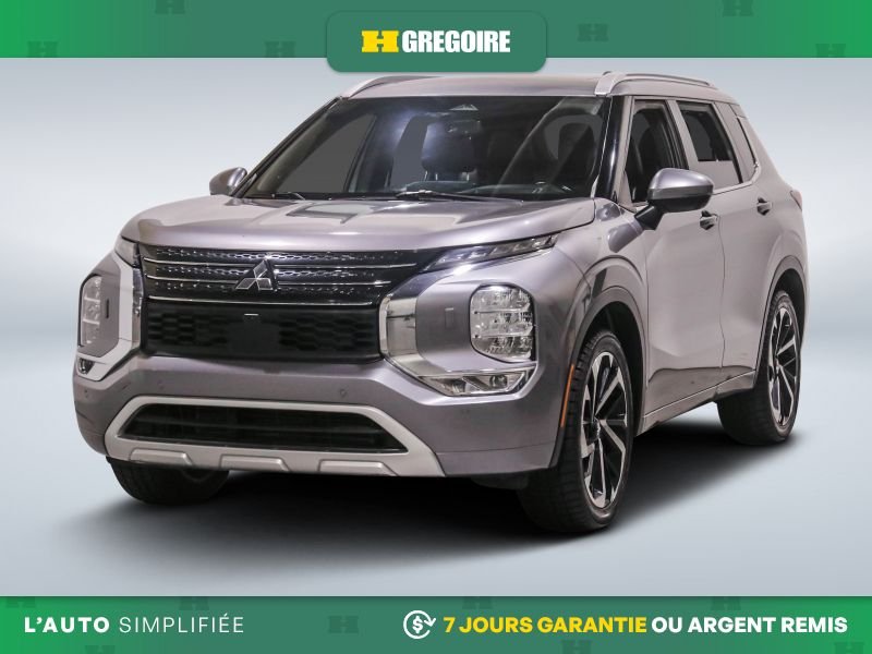 Mitsubishi Outlander GT Premium AWD A/C CUIR TOIT NAV MAGS CAM RECUL BL 2022 Gris