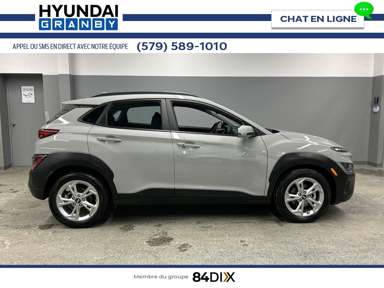 2023 Hyundai Kona Grey Granby - photo #7