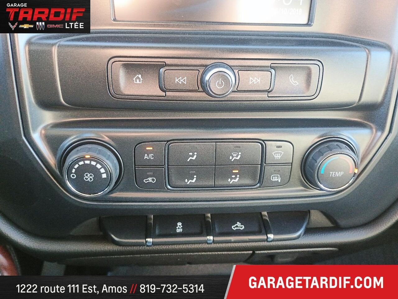 CHEVROLET SILVERADO CABINE MULTIPLACE 4RM 46783A 2018 Noir Amos - photo #18