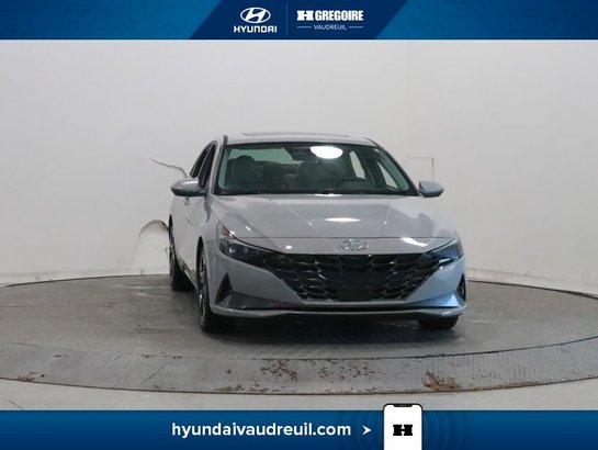 Hyundai Elantra Ultimate Tech IVT avec intérieur deux tons 2021 Gris