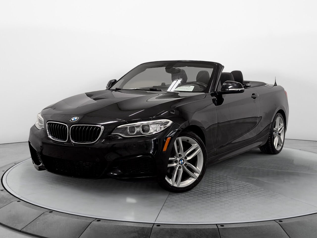 BMW 228i xDrive Cabriolet Premium Enhanced et M Package 2016 Noir Sherbrooke - photo #1