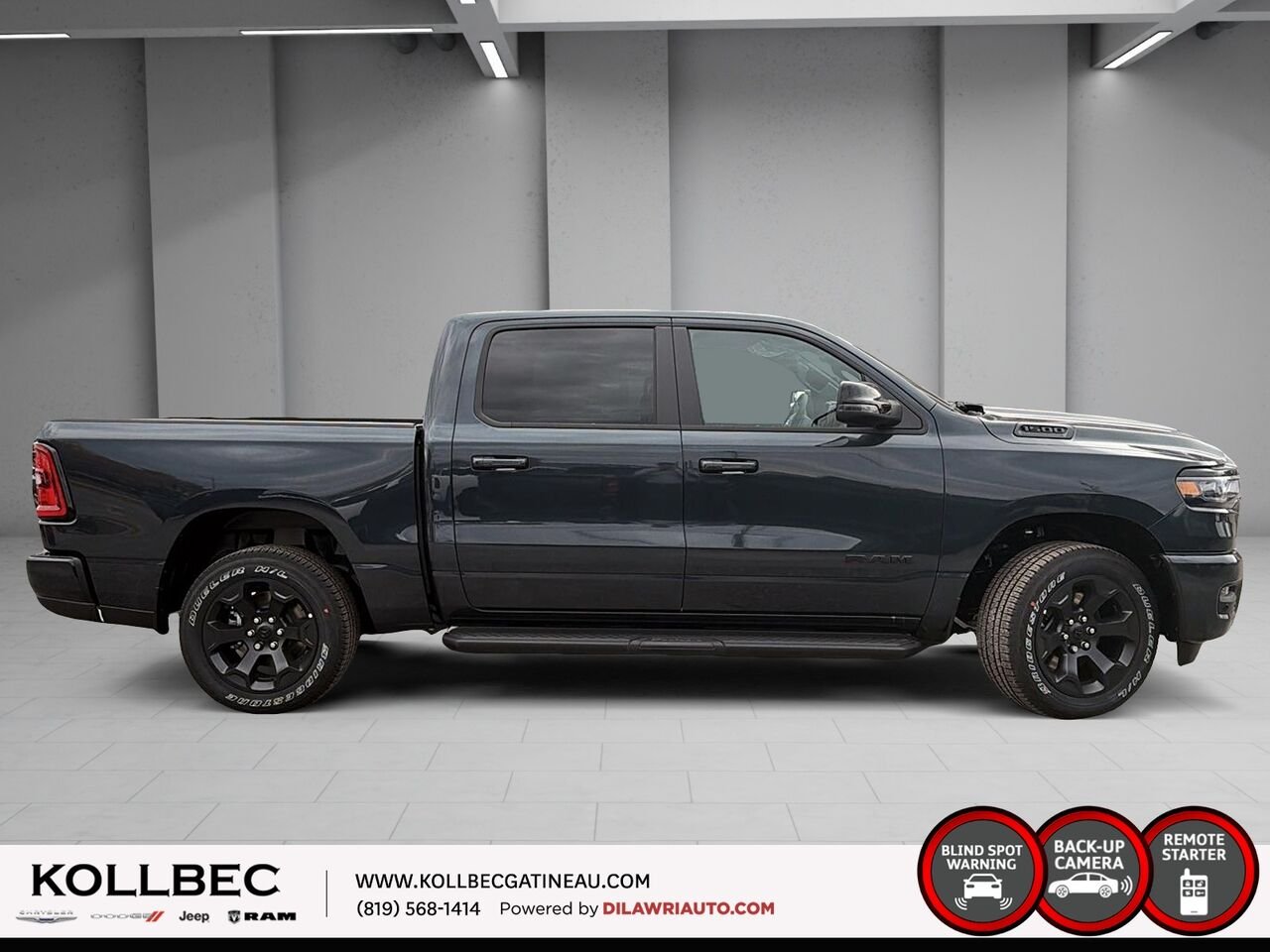 RAM 1500 261300 | Sport cabine d'équipe 4x4 caisse de 5 pi 7 po 2026 Bleu forgé métallisé Gatineau - photo #3