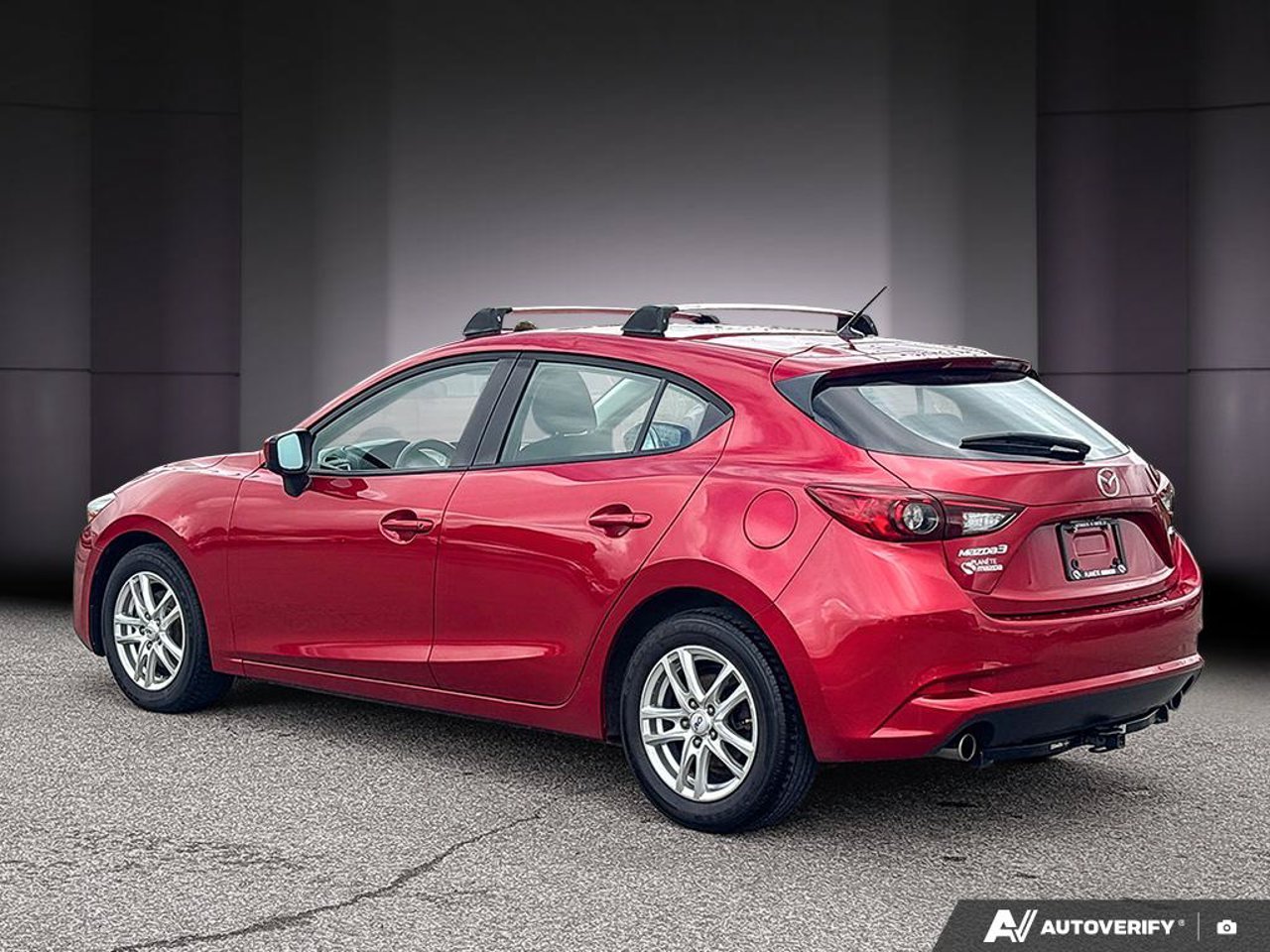 2017 Mazda Mazda3 JM1BN1K79H1121688 Red Mirabel - photo #2