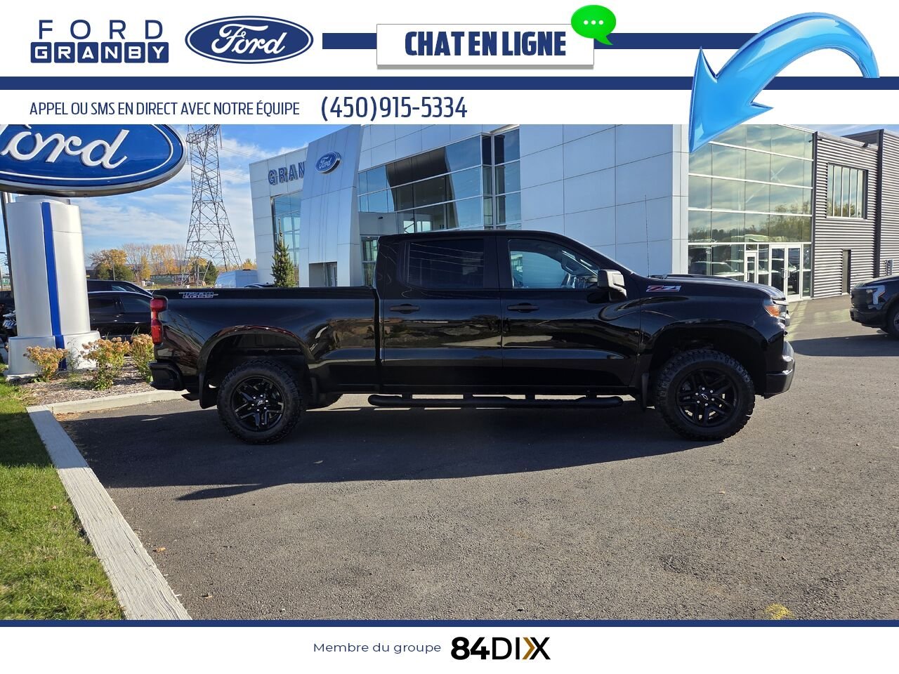 Chevrolet Silverado 1500 2023 Noir Granby - photo #7