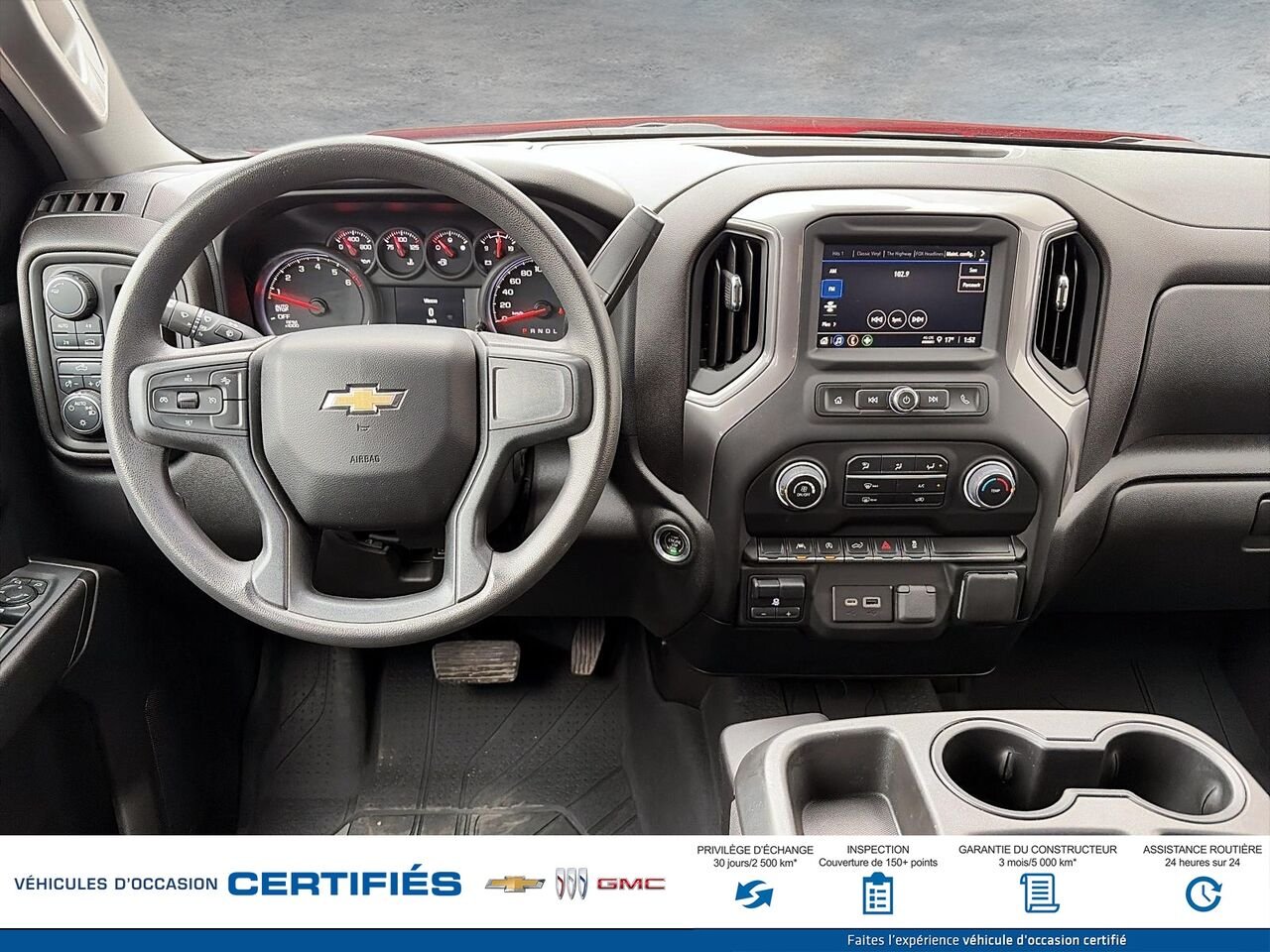 2023 CHEVROLET SILVERADO Custom cabine multiplace 4RM 157 po Red Montmagny - photo #8