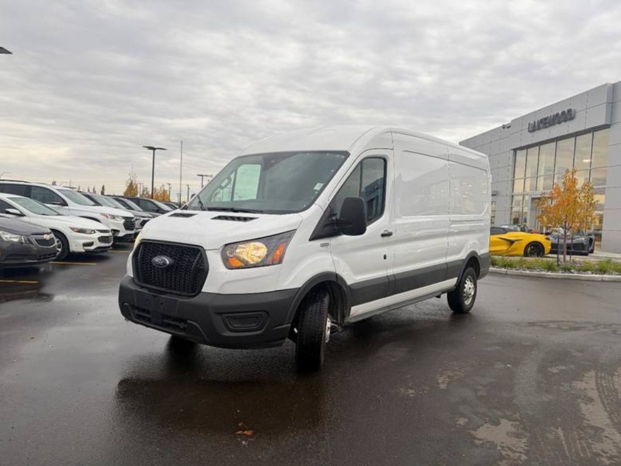 2025 Ford Transit Cargo Van 101A AWD 3.5L | Leather Seats White