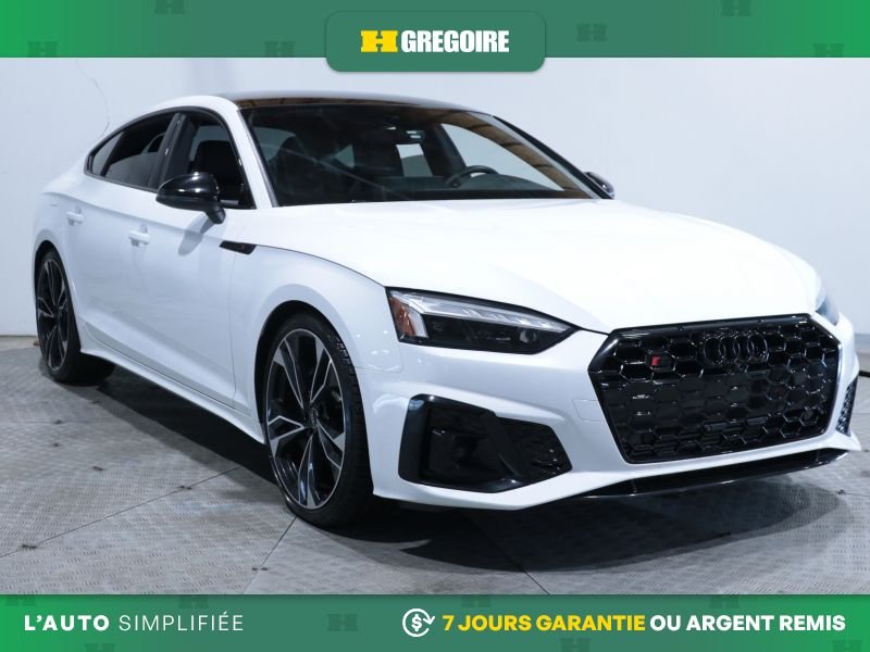 Audi S5 821598 | Progressiv AWD AUTO AC CUIR TOIT NAV MAGS CAM RECU 2024 Blanc Laval - photo #0