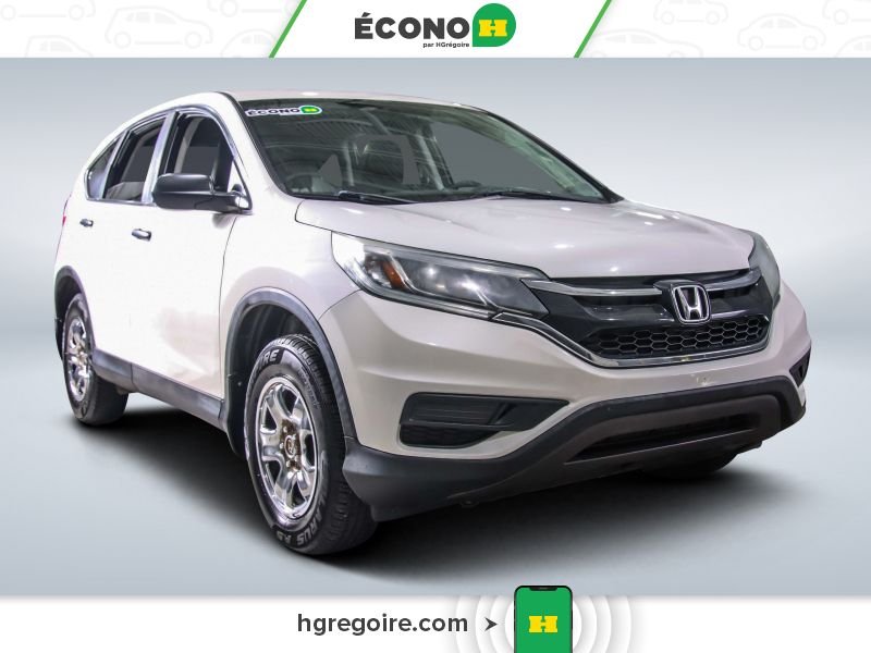 2015 Honda CRV LX AUTO GR ÉLEC A/C BLUETOOTH CAMÉRA White