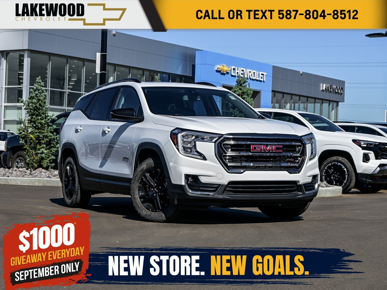 2022 GMC Terrain AWD 4dr AT4 White Sherwood Park - photo #0