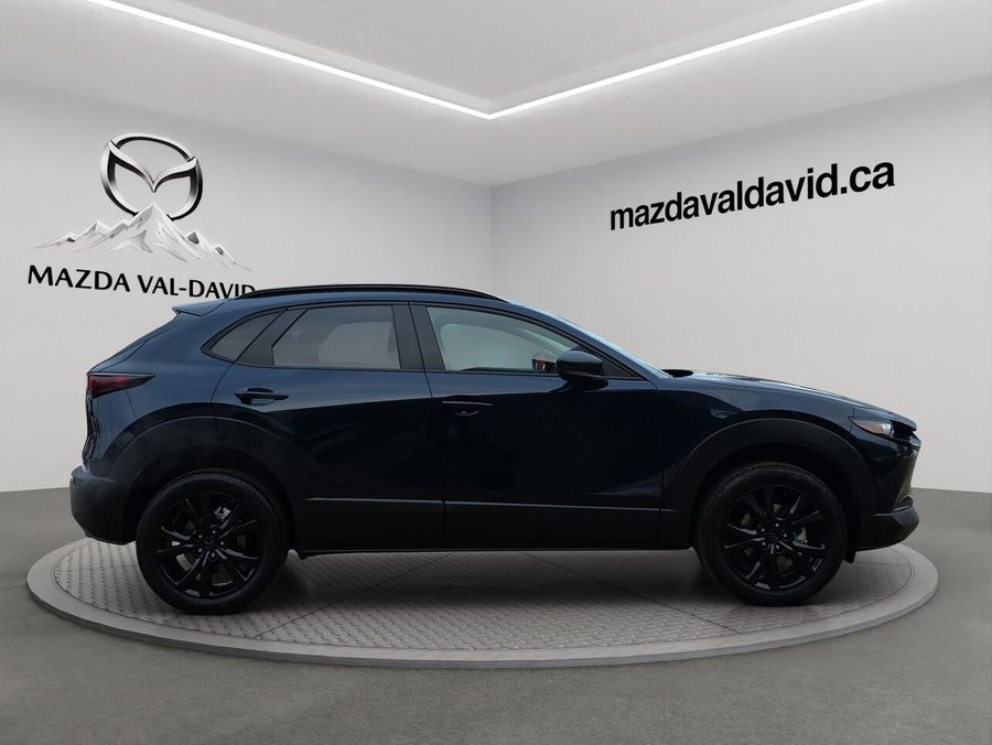 2026 Mazda CX-30 2.5 S Kuro AWD, Toit ouvrant, Sièges en similicuir, Barre de toit peintes Deep Crystal Blue Mica
