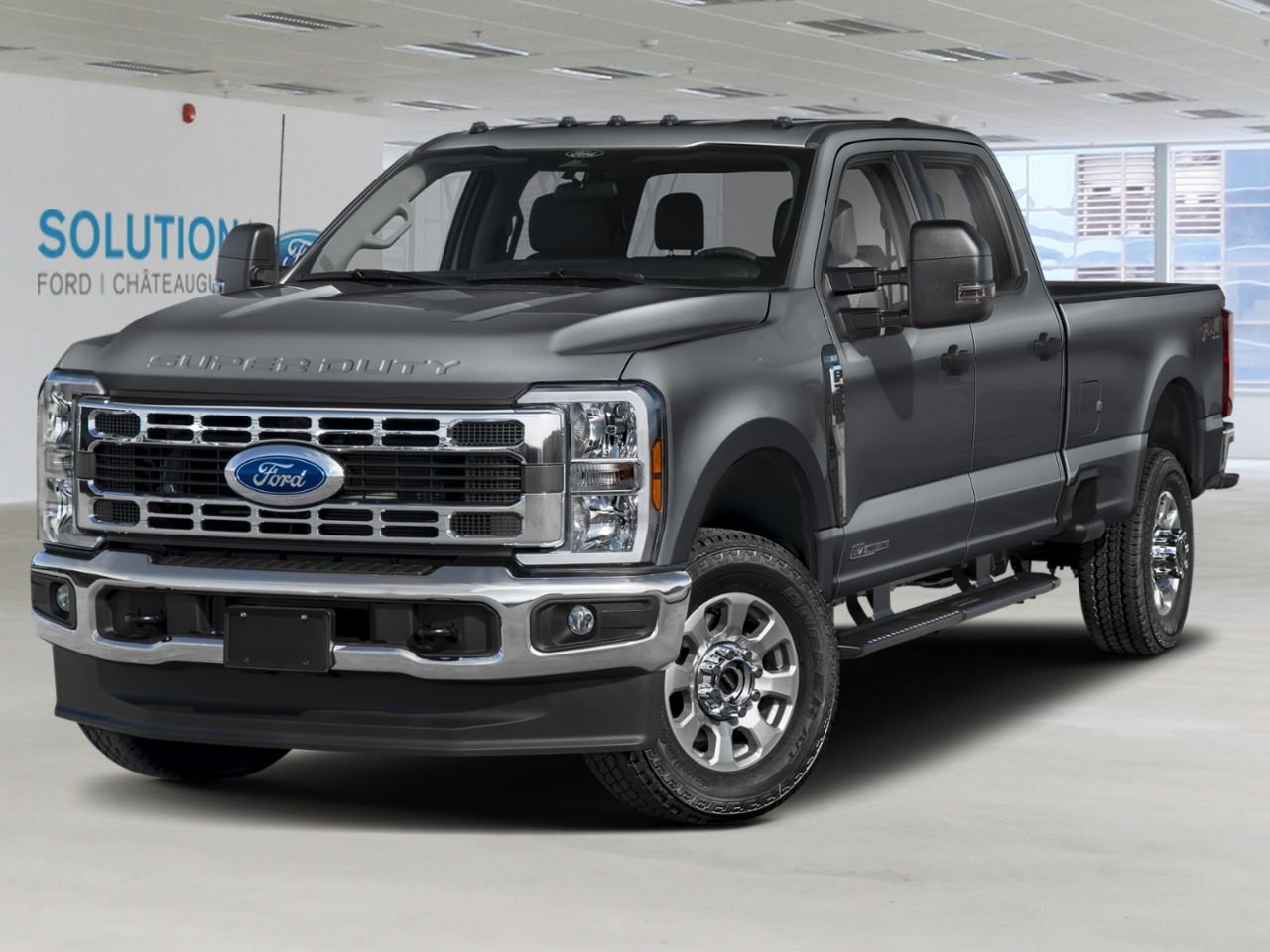 Ford Super Duty F-350 à roues arrière jumelées XLT CABINE 6 PLACES 4RM CAISSE DE 8 PI 2026 Gris carbonisé métallisé Châteauguay - photo #0