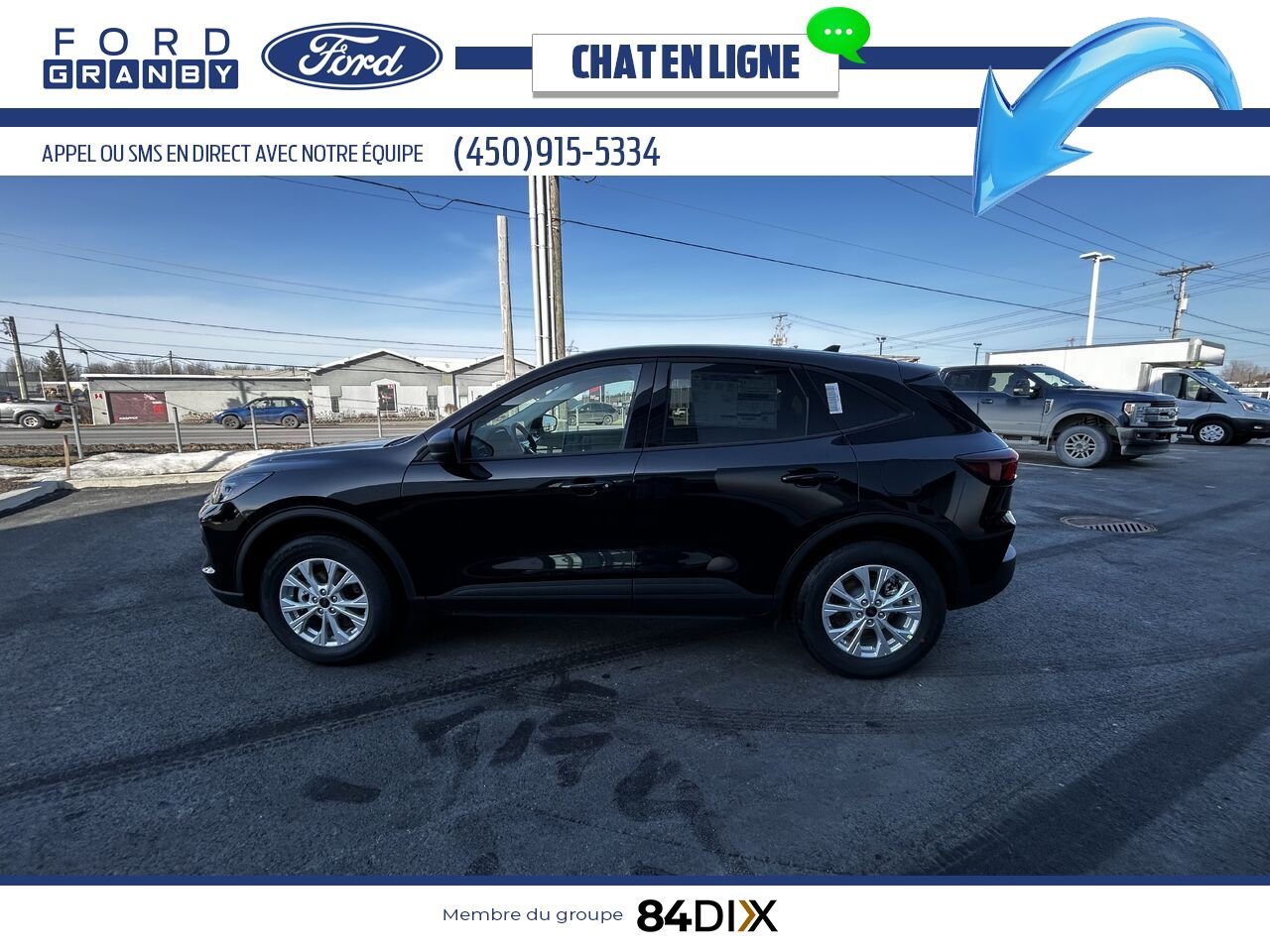 2025 Ford Escape Agate Black Metallic Granby - photo #5