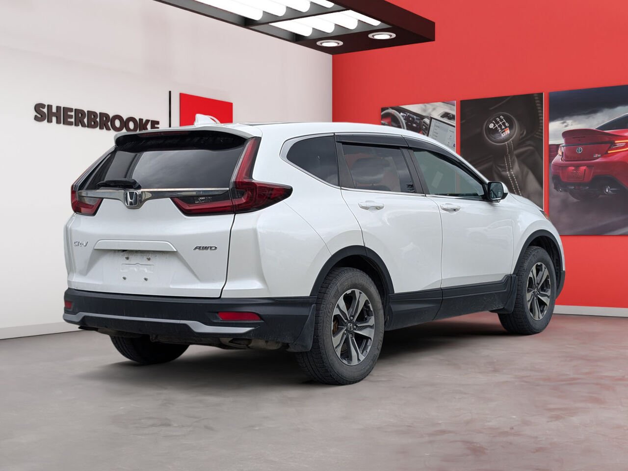 Honda CR-V LX/SIÈGES CHAUFFANTS/CAMÉRA DE RECUL/BLUETOOTH/AC/VITRES ÉLECTRIQUES 2021 Blanc Sherbrooke - photo #1