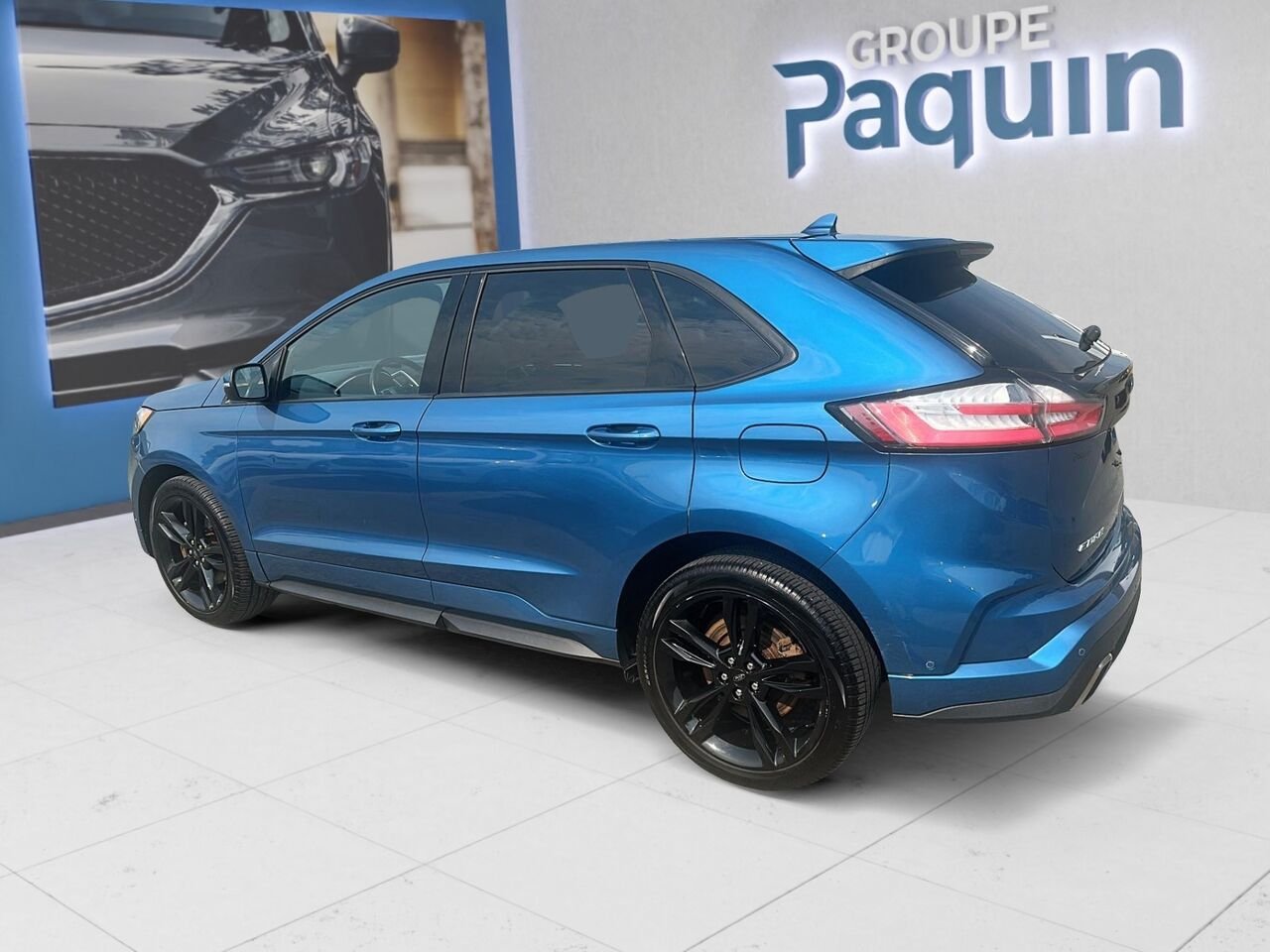 2020 Ford Edge Blue Rouyn-Noranda - photo #3