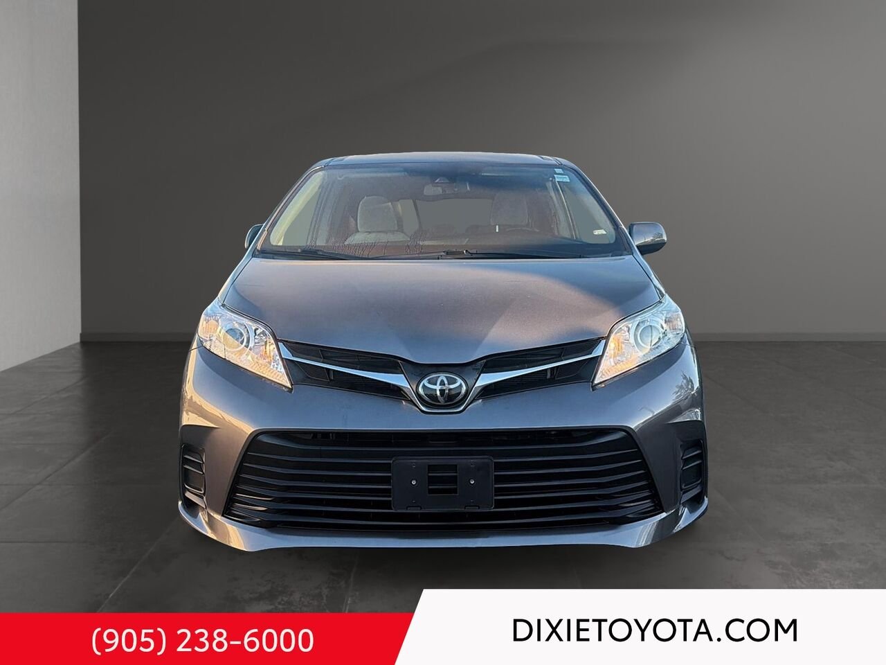 2019 Toyota Sienna LE FWD / HEATED SEATS / TOYOTA SAFETY SENSE / BACK UP CAMERA Grey Mississauga - photo #1