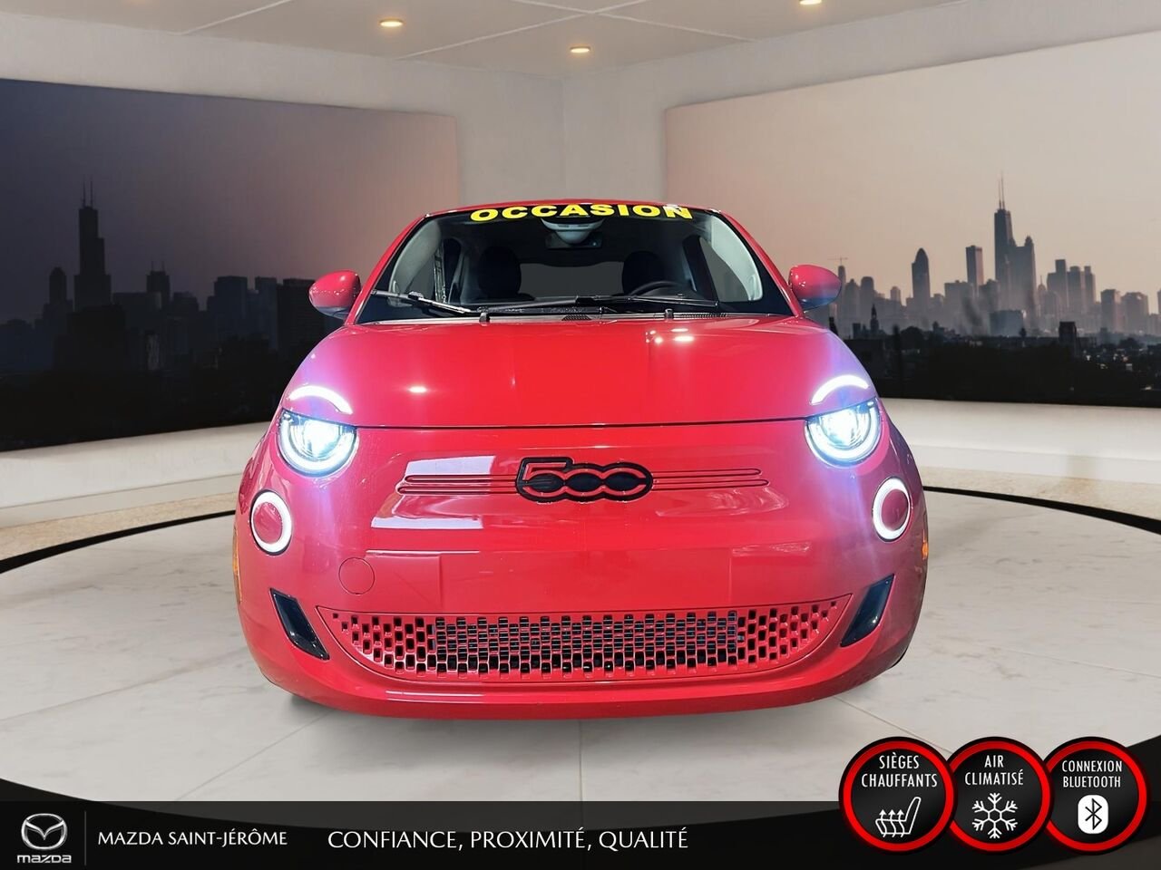 2024 FIAT 500e Édition (RED) | 100 % ÉLECTRIQUE | SEULEMENT 17 026 KM | CARFAX VIERGE Red Saint-Jérôme - photo #2