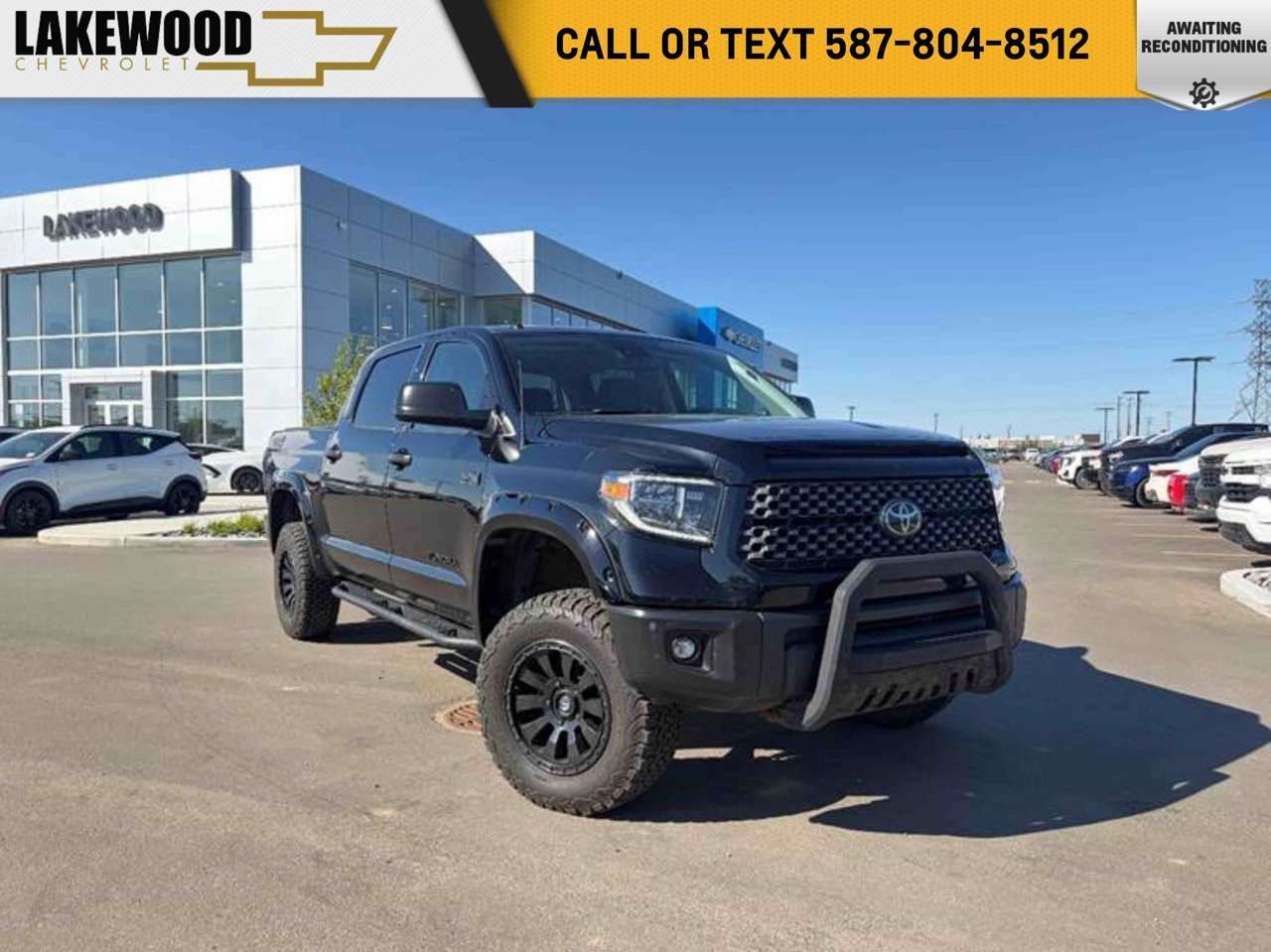 2018 Toyota Tundra 4x4 Crewmax SR5 Plus 5.7L Black Sherwood Park - photo #0