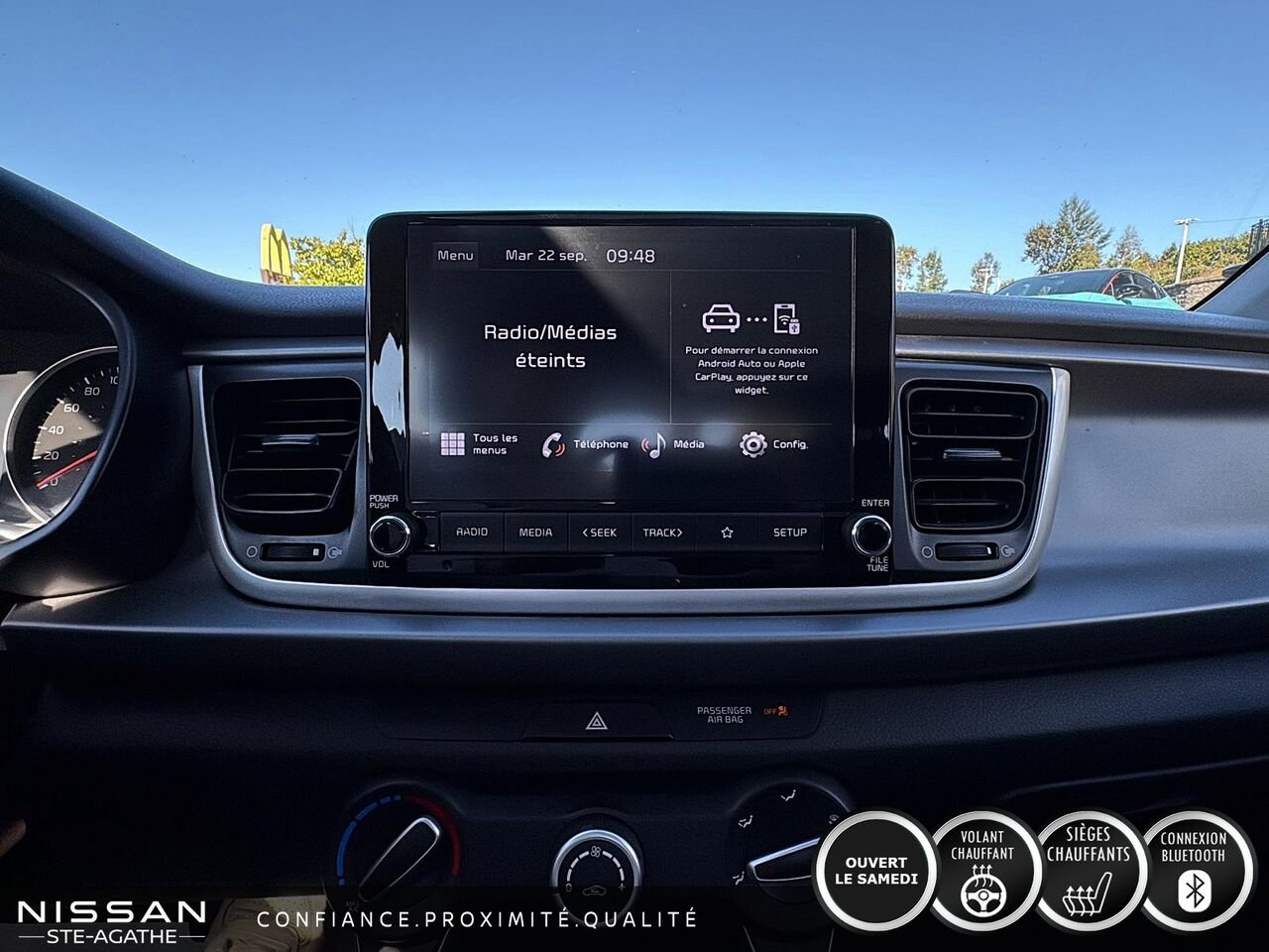 2023 Kia Rio 5 portes LX+ IVT | UN SEUL PROPRIÉTAIRE | APPLE CARPLAY | CAMÉRA DE RECUL Black Saint-Jérôme - photo #17