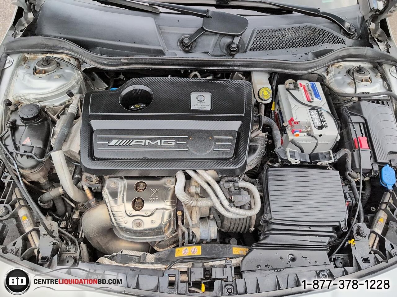 Mercedes-Benz CLA CLA 45 AMG berline 4 portes 4MATIC | BD0415 2016 Argent Granby - photo #12