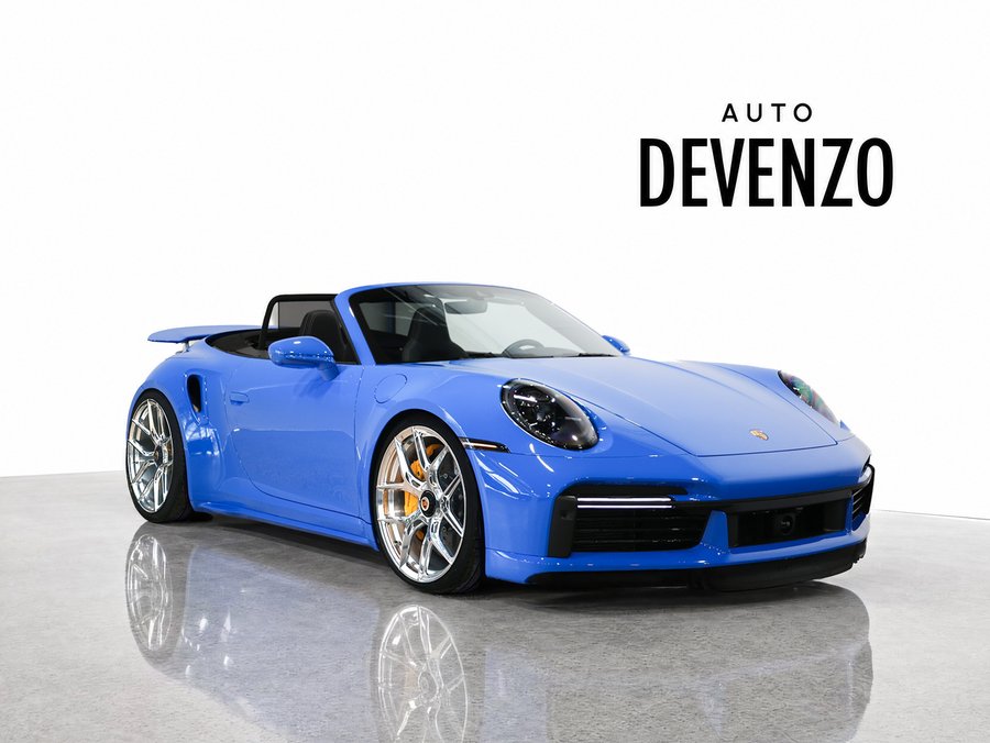 Porsche 911 Turbo S Cabriolet 2023 Bleu