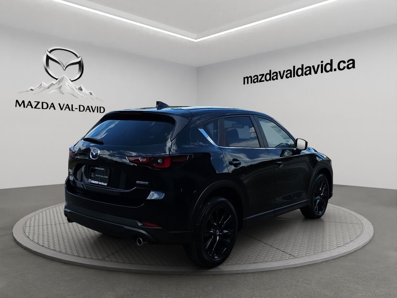 2023 Mazda CX-5 Édition Kuro TI, sièges en cuir, Toit ouvrant, Volant chauffant Black Val-David - photo #23