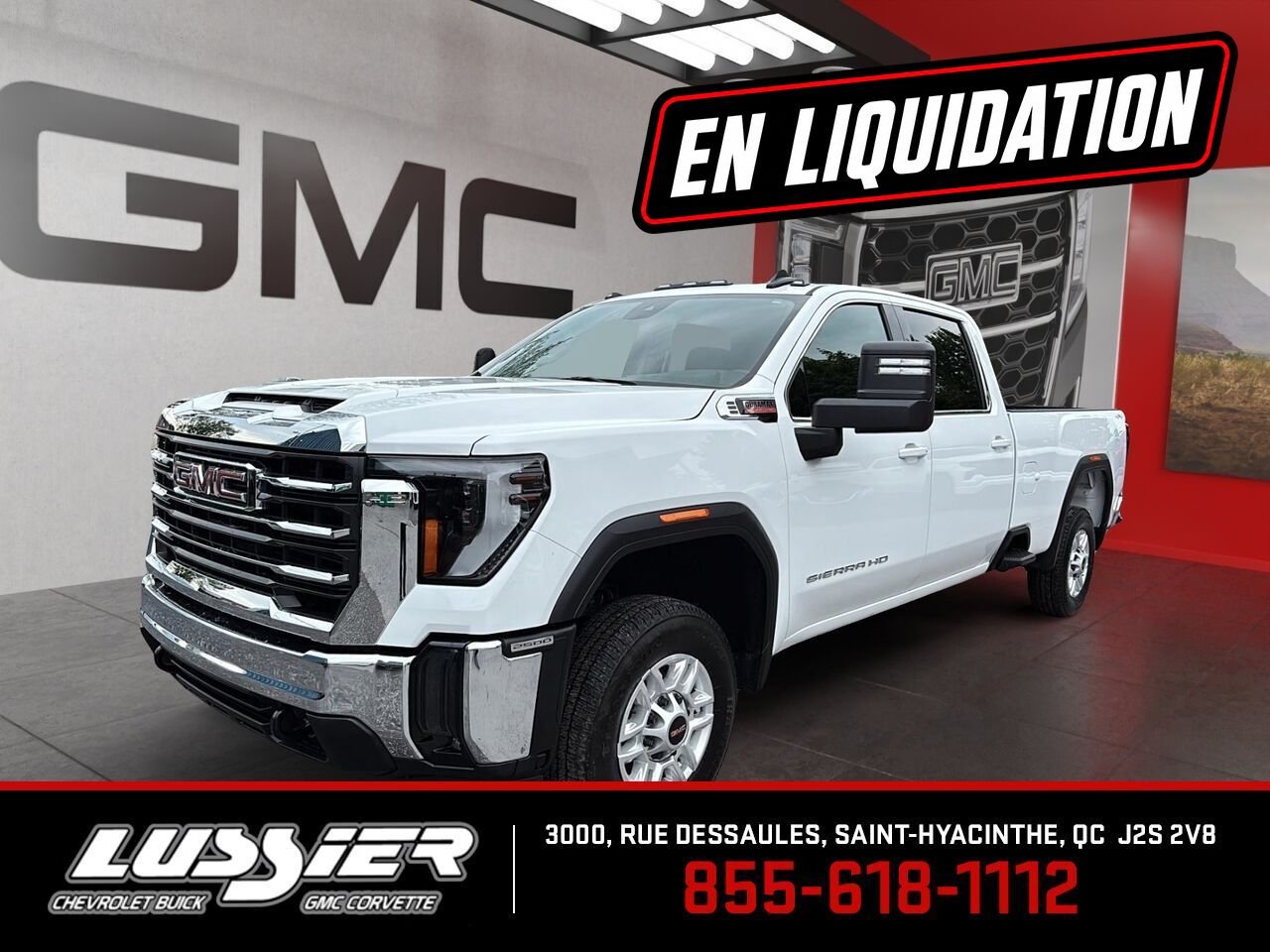 GMC SIERRA 2500HD SLE 2024 Blanc Saint-Hyacinthe - photo #0