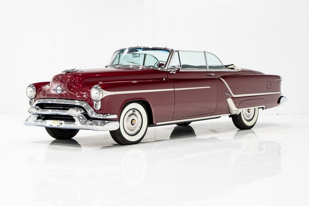 Oldsmobile 98 PRIX EN USD | Convertible Beautifully Presented from complete Restoration 1953 Rouge Montréal - photo #36