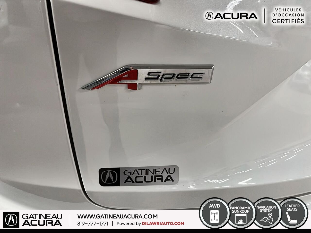 Acura RDX A-Spec SH-AWD 2023 Blanc Gatineau - photo #17