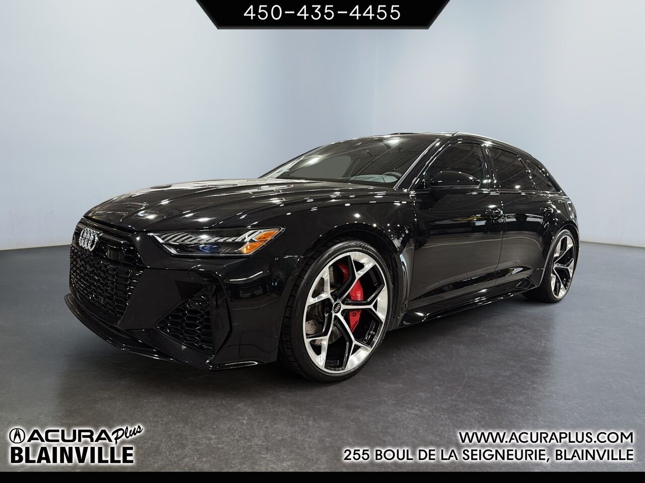 Black 2024 Audi RS 6 Avant Wagon All-Wheel Drive Automatic