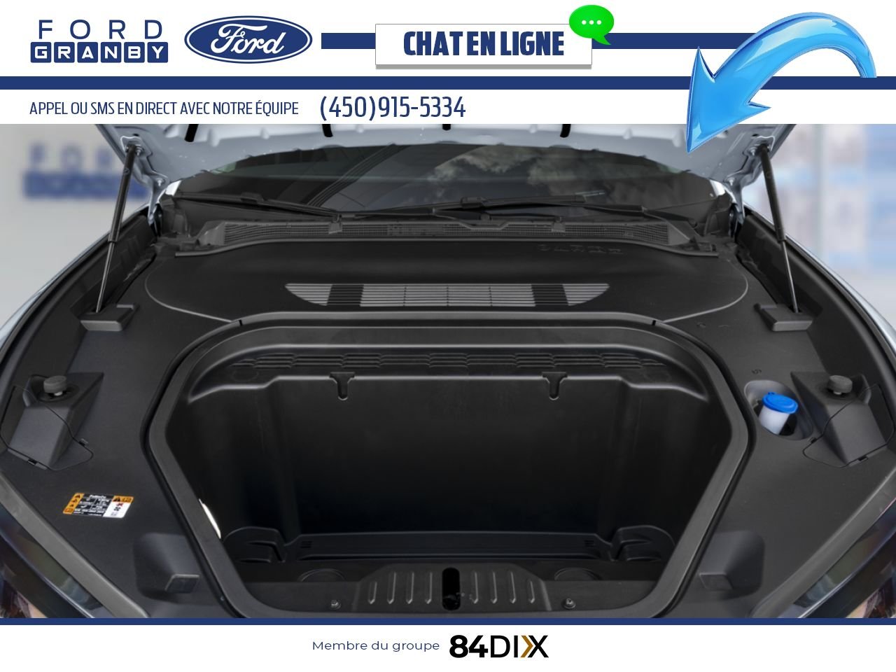 Ford Mustang Mach-E 2025 Blanc astral métallisé trois couches Granby - photo #11