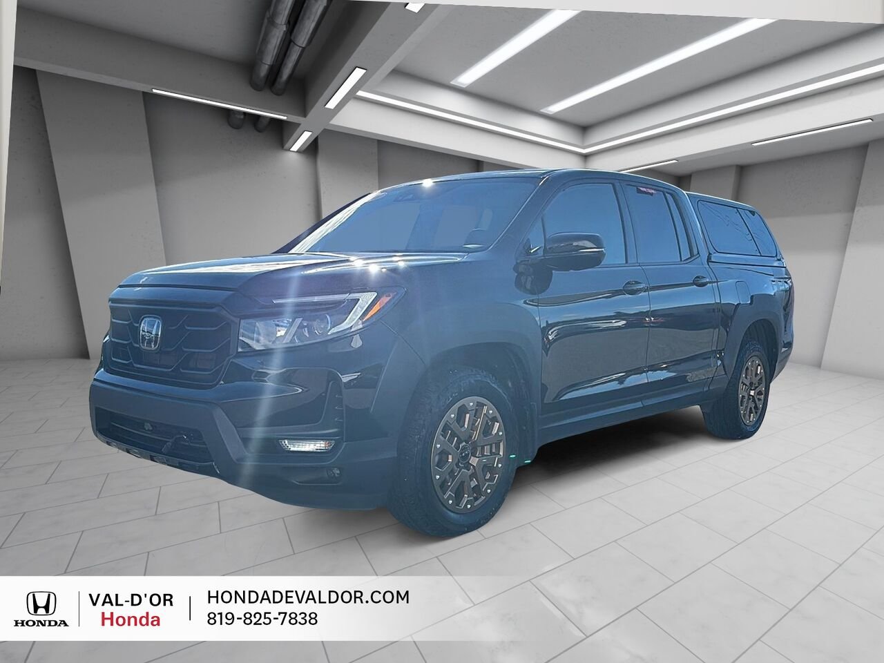Honda Ridgeline BLACK EDITION KIT HPD BOITE DE FIBRE 2023 Noir Val-d'Or - photo #0