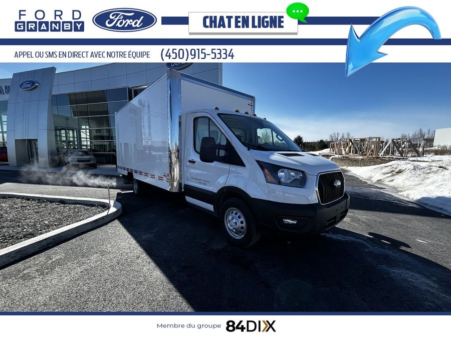 2024 Ford TRANSIT FOURGON TRONQUÉ T-350 TI 138 po PNBV de 9 950 lb RARJ White
