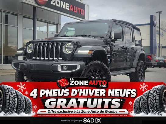 Jeep Wrangler 4xe Unlimited Sahara 4x4 2021 Noir
