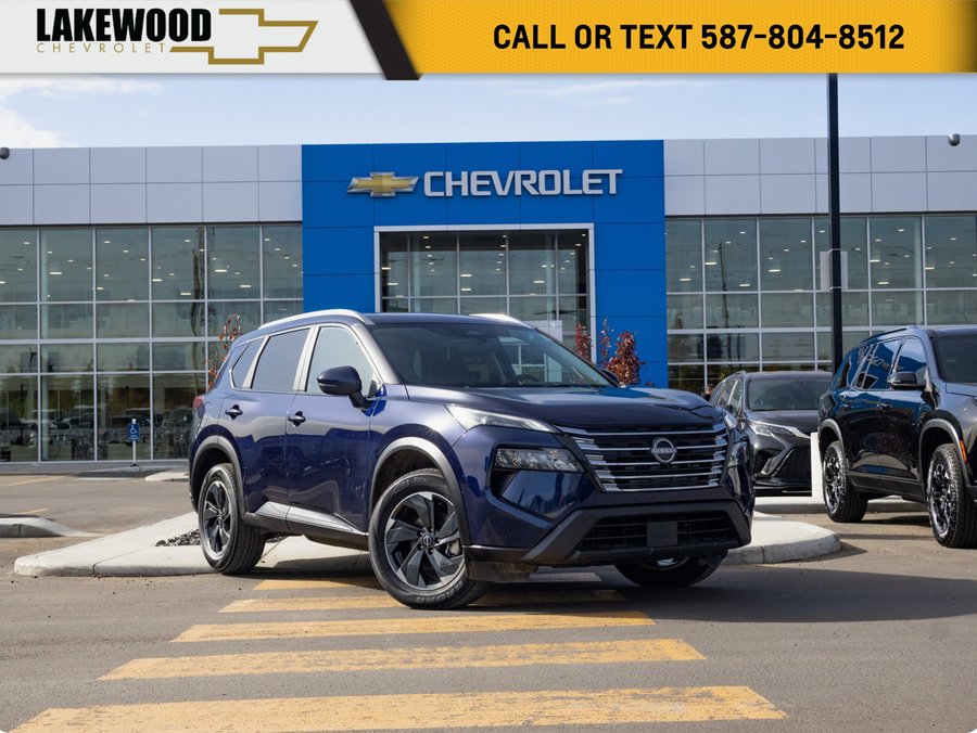 2025 Nissan Rogue SV AWD 1.5L | Panoramic Sunroof Blue