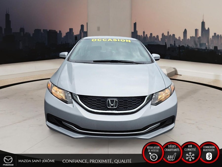 2014 Honda Civic Berline LX 4 portes | JAMAIS ACCIDENTÉ | IMPECCABLE Silver