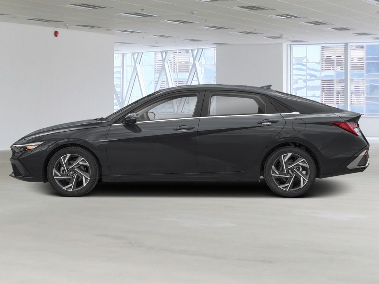 2026 HYUNDAI Elantra Luxury IVT avec intérieur deux tons Abyss Black Gatineau - photo #2