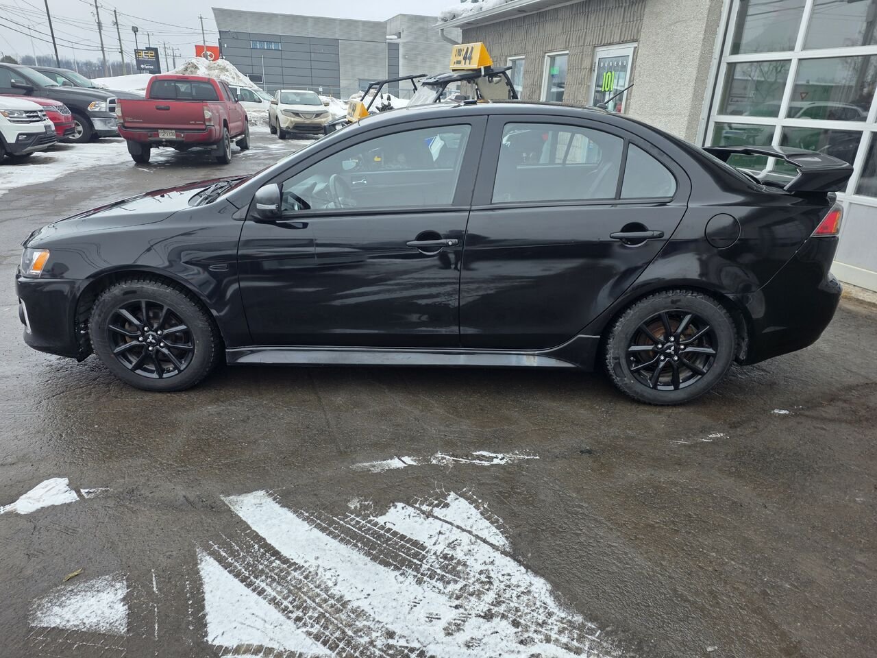 2017 Mitsubishi Lancer Black  - photo #2