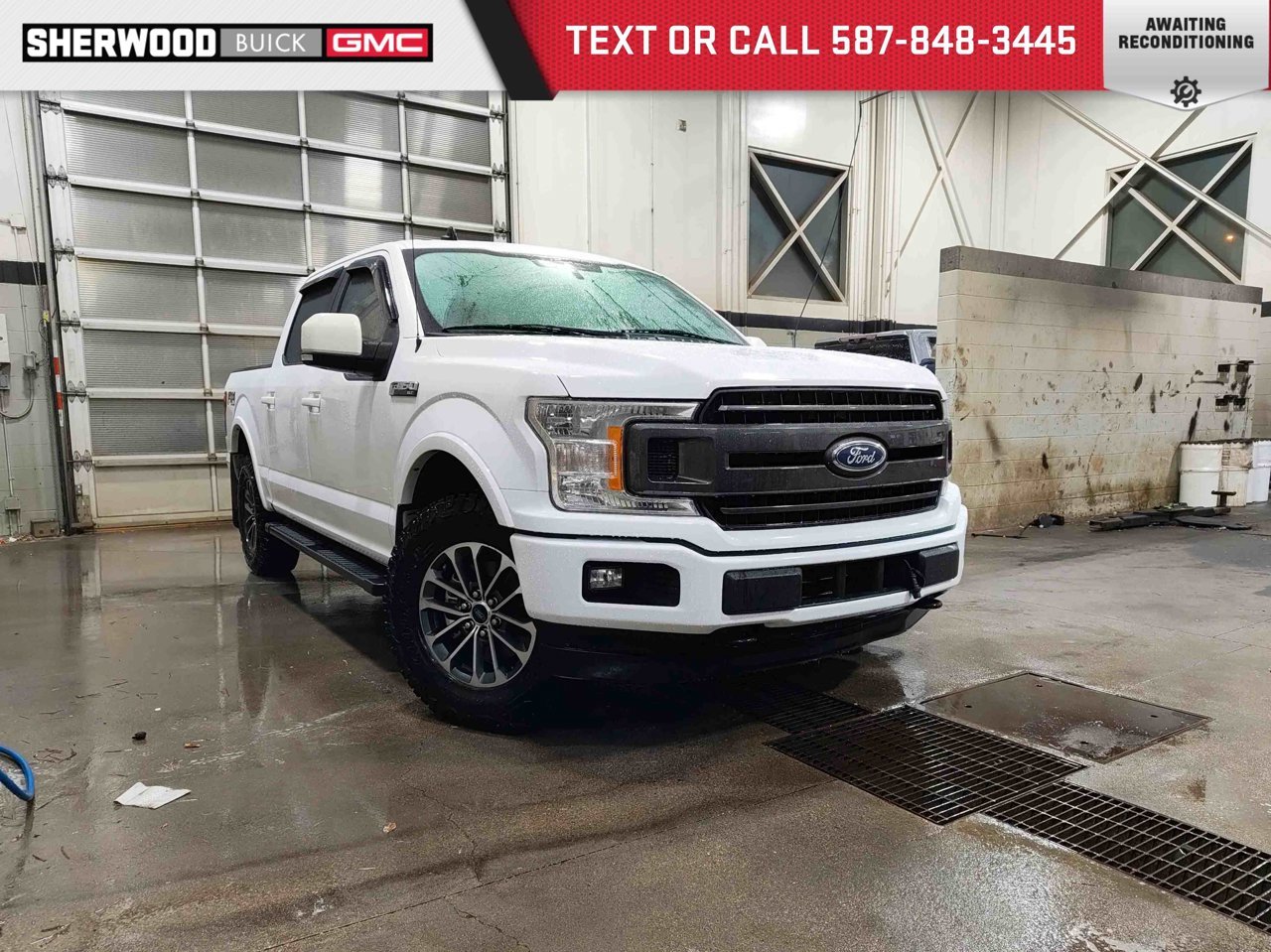 2019 Ford F-150 XLT 4WD SuperCrew 5.5' Box White Sherwood Park - photo #0