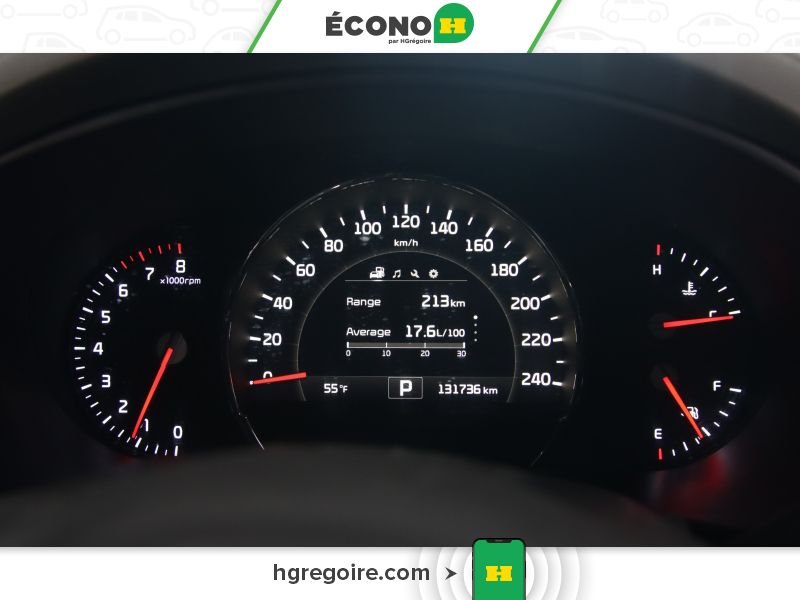 Kia Sorento 821570 | 3.3L EX+ AWC 7 PASSAGERS CUIR CAMÉRA MAGS 2016 Noir Laval - photo #8