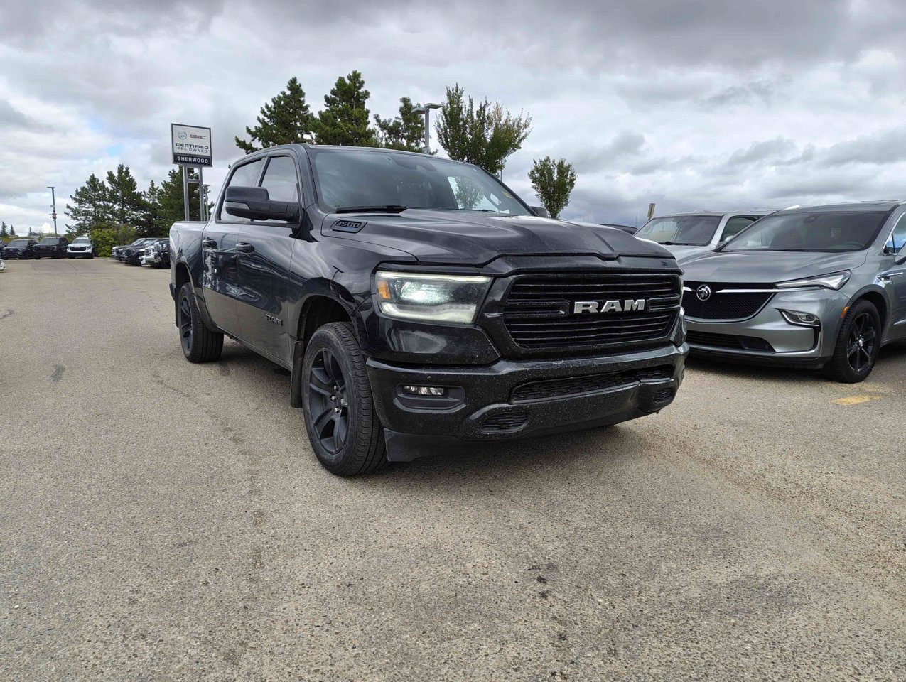 2023 Ram 1500 Sport 4x4 Crew Cab 5'7 Box Black Sherwood Park - photo #2