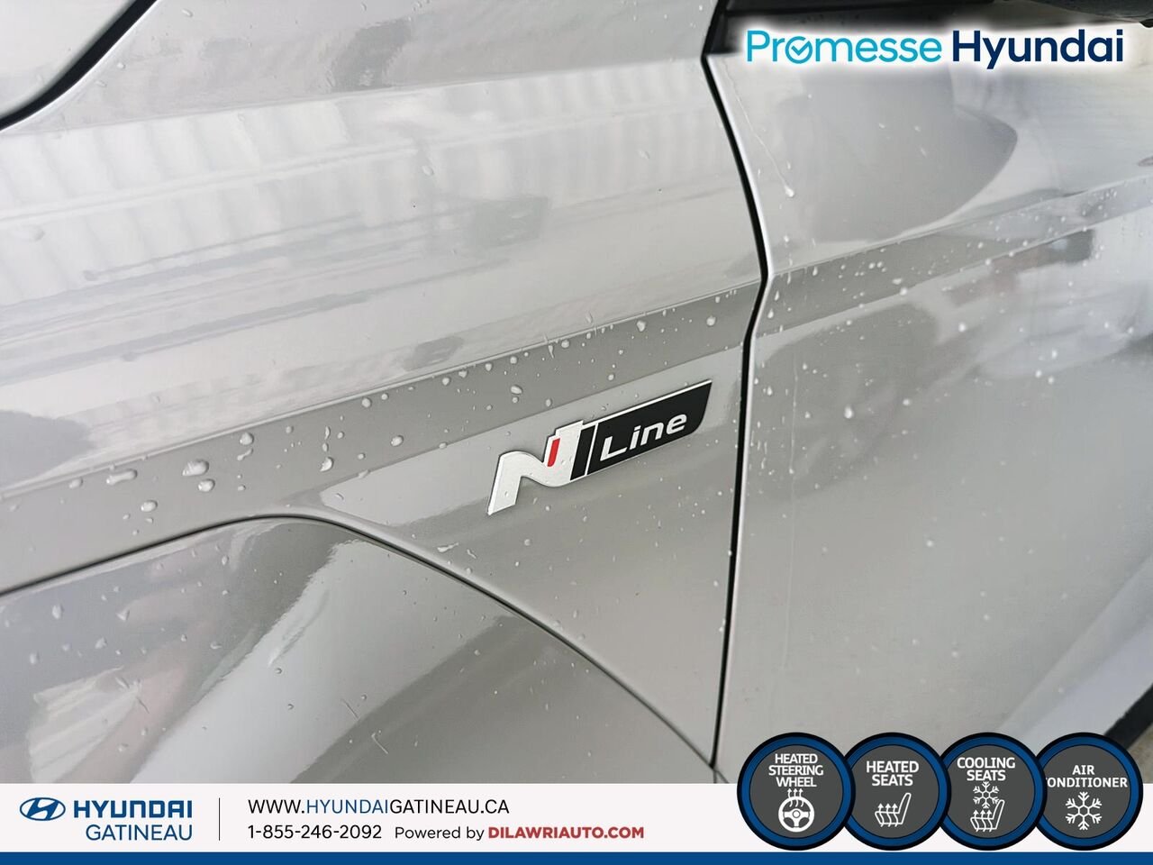 Hyundai Kona 1.6T N Line Ultimate TI 2025 Gris Ottawa & Gatineau - photo #6