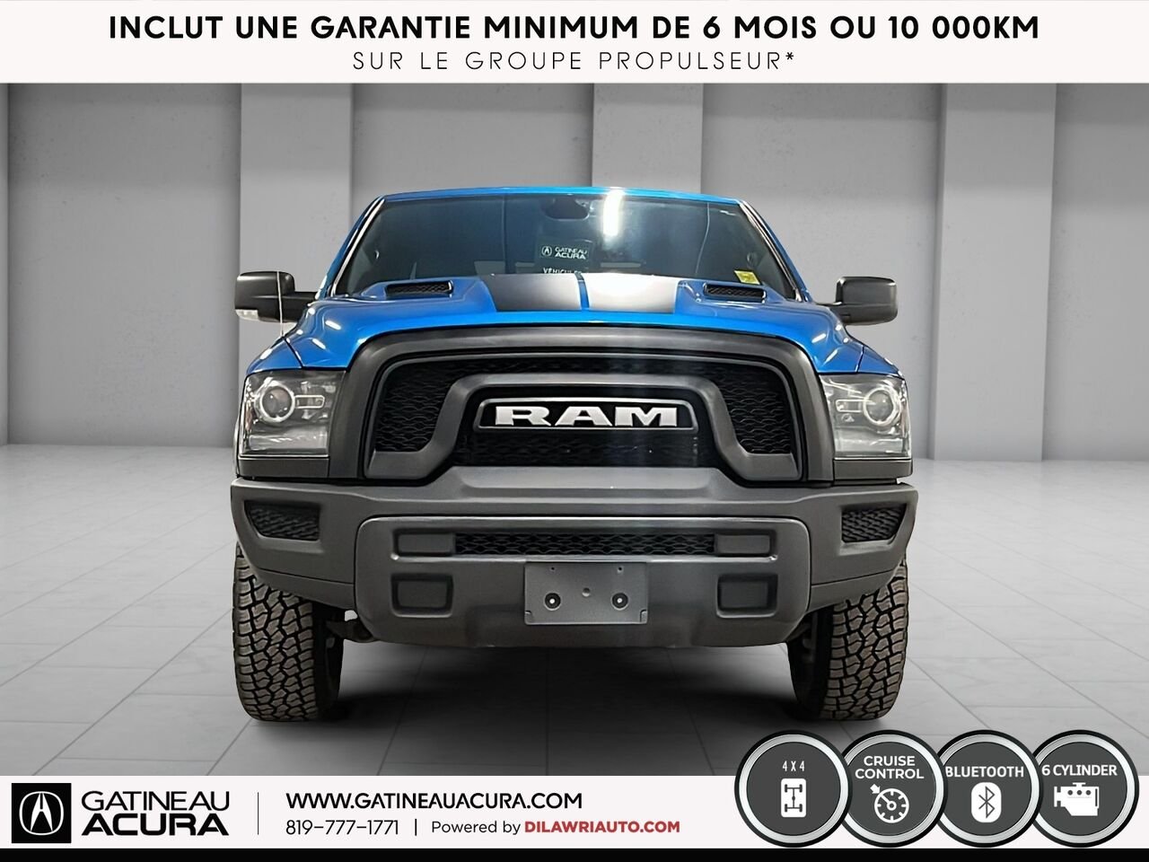 Ram 1500 Classic Warlock Quad Cab 4x4 2021 Bleu Gatineau - photo #8