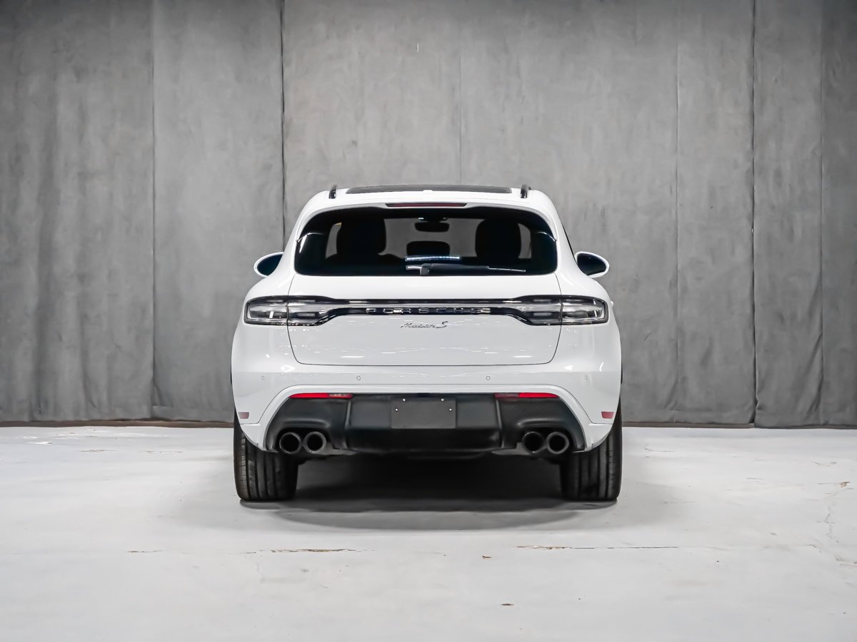Porsche Macan S MAGS 21PO SUSPENSION ADAPT ECHAPPEMENT EN CARBON 2023 Blanc Montréal - photo #5