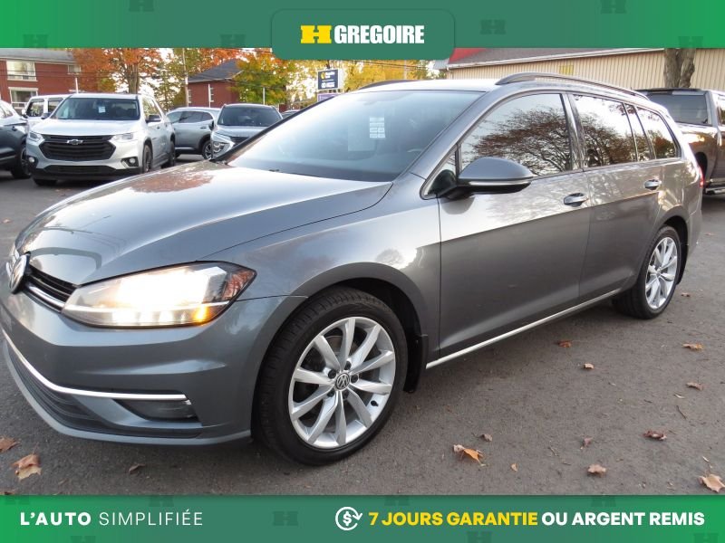 2019 Volkswagen Golf Highline AUTO A/C CUIR TOIT MAGS CAM RECUL Grey